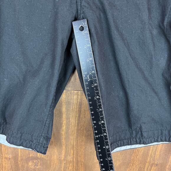 WeArFirst Mens Shorts Black Cargo Outdoors Active Gorpcore 100% Cotton 36x10 - Picture 9 of 12